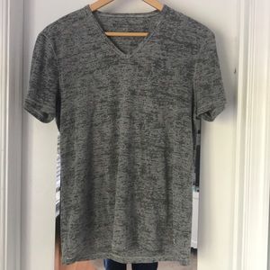 John Varvatos Grey Burnout T-Shirt